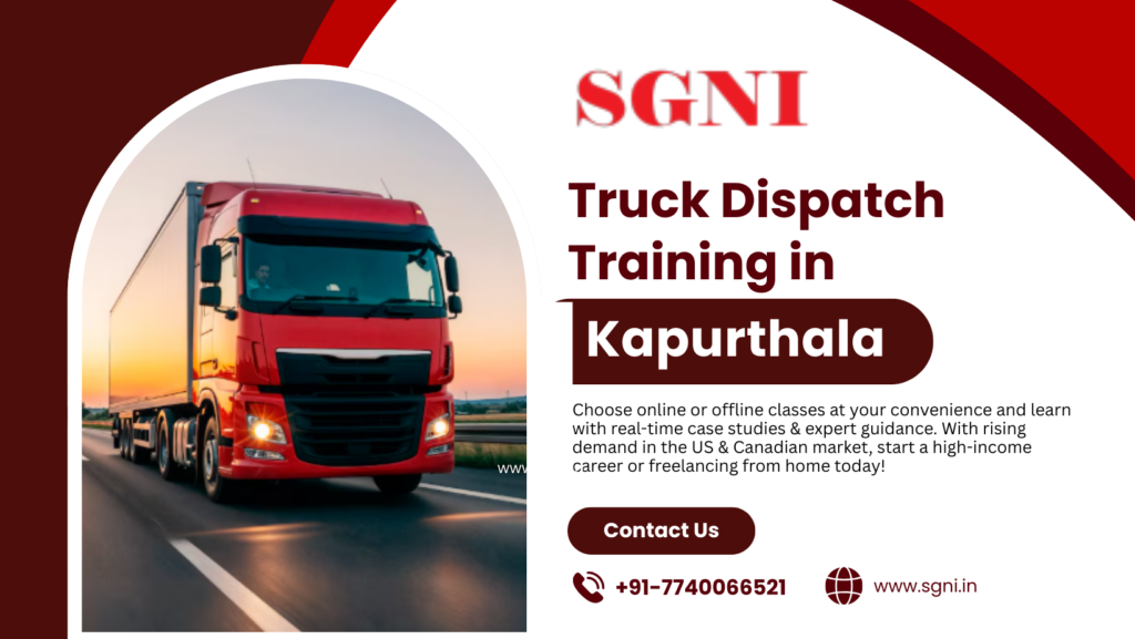 Truck Dispatch Training in Kapurthala