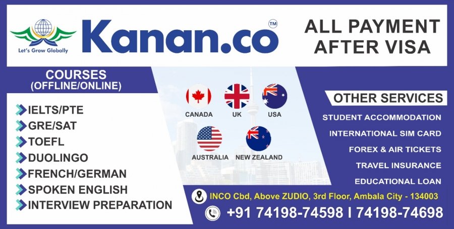 Kanan.co Ambala  Best IELTS And PTE Coaching  Study Abroad