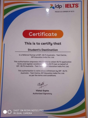 Student s Destination