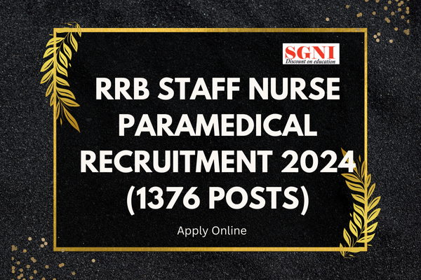 RRB Paramedical Recruitment 2024