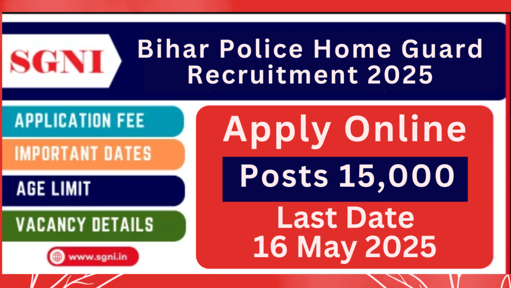 Bihar Police Home Guard Recruitment 2025